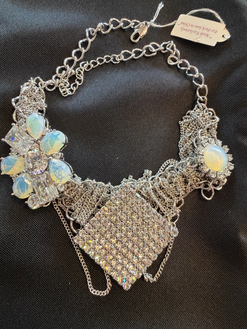 Park Lane Opal Essence Necklace Swarovski Crystal Retired Orig. $444